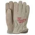 Winter Lined Suede Cowhide Leather Gloves